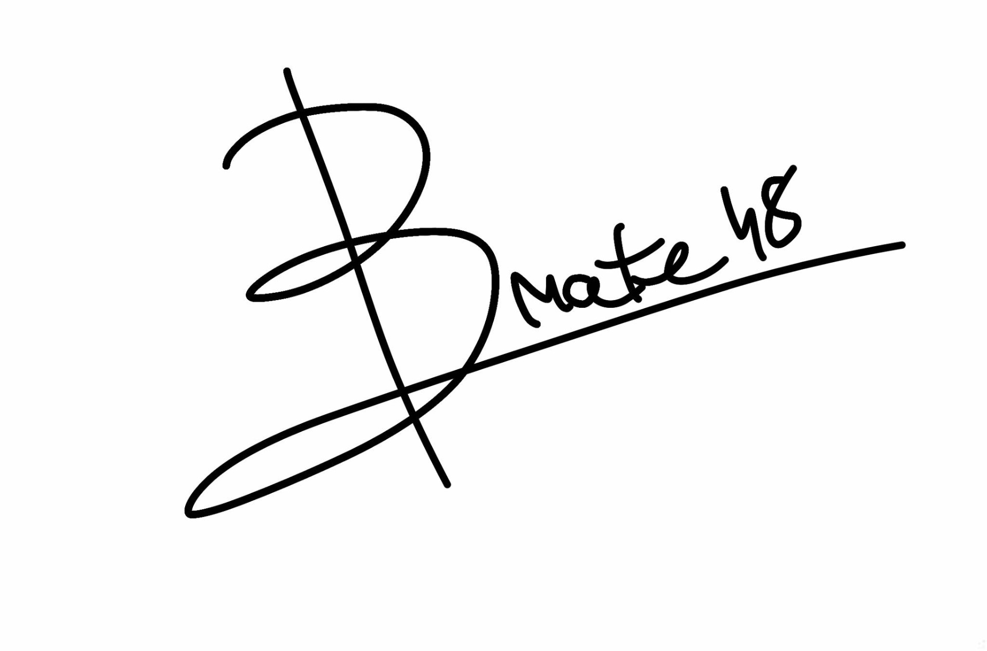 bmate48 aláírása